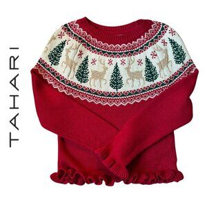 Tahari Holiday Sweater size (S)5/6